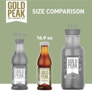 Gold Peak Zero Sugar Diet Iced Tea Drink, 16.9 fl oz, 6 Pack