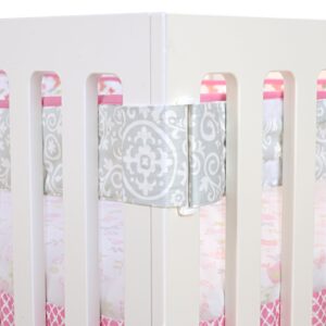 Just Born Botanica Fresh Air Crib Liner, Pink/Floral