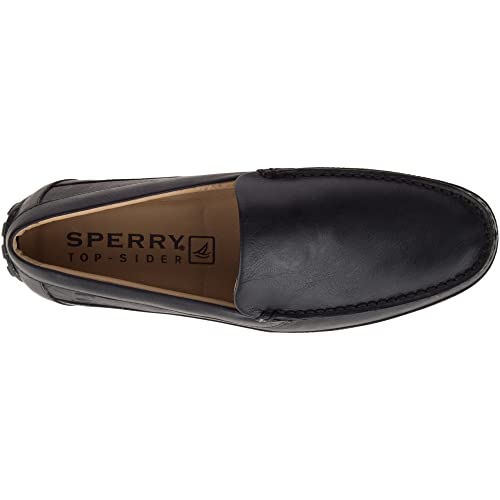 Sperry Mens Hampden Venetian Loafer, Black, 9.5