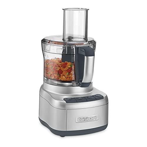 Cuisinart 8 Cup Food Processor, 350-Watt Motor, Medium to Fine Slicing Discs, FP-8SV, Silver