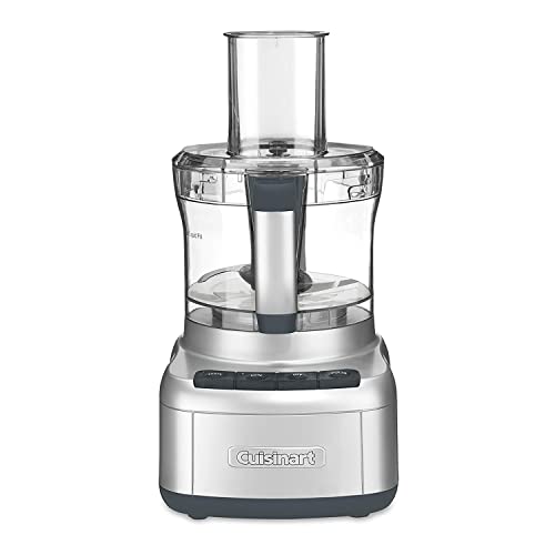 Cuisinart 8 Cup Food Processor, 350-Watt Motor, Medium to Fine Slicing Discs, FP-8SV, Silver