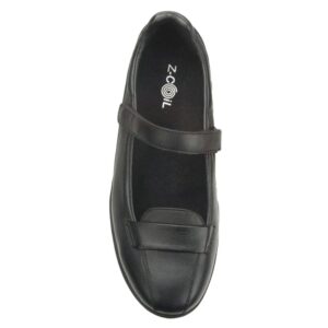 Z-CoiL Pain Relief Footwear Women's Sofia Slip Resistant Black Leather Mary Jane (8 C/D US, Black, Numeric_8)