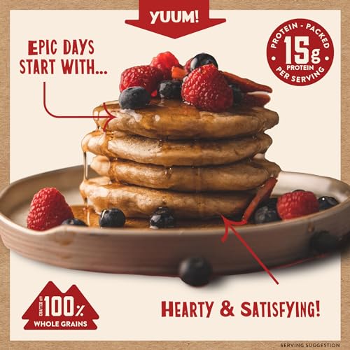 Kodiak Cakes Protein Pancake Power Cakes, Flapjack and Waffle Baking Mix, Buttermilk, 20 Oz, (Pack of 6)