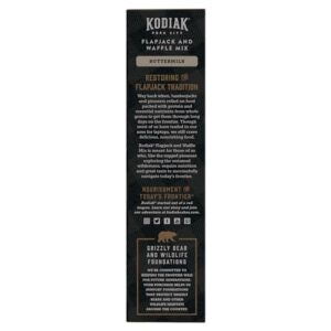 Kodiak Cakes Protein Pancake Power Cakes, Flapjack and Waffle Baking Mix, Buttermilk, 20 Oz, (Pack of 6)