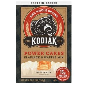 Kodiak Cakes Protein Pancake Power Cakes, Flapjack and Waffle Baking Mix, Buttermilk, 20 Oz, (Pack of 6)