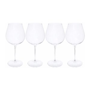 riedel veritas cabernet/merlot wine glass bundle, set of 4