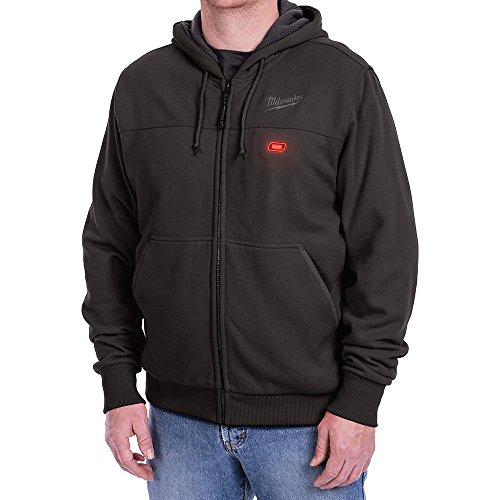 Milwaukee 2381-XL X-Large M12 Cordless Lithium-Ion Black Heated Hoodie Kit (Battery and Charger Included)