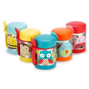 Skip Hop Insulated Baby Food Jar, Zoo, Monkey(Discontinued by Manufacturer)