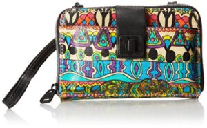 sakroots artist circle smartphone crossbody, radiant one world