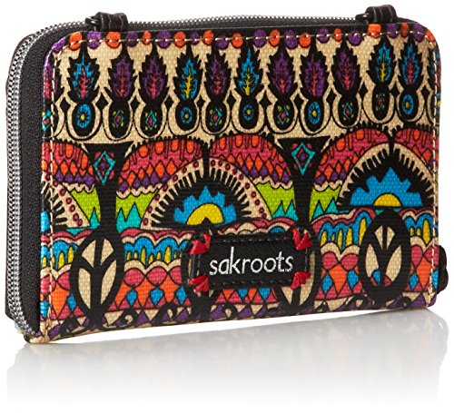 Sakroots Artist Circle Smartphone Crossbody, Radiant One World