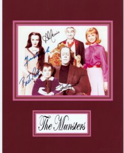 kirkland the munsters, classic tv 8 x 10 photo autograph on glossy photo paper