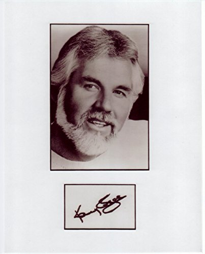 Kirkland Kenny Rogers 8 X 10 Photo Autograph on Glossy Photo Paper