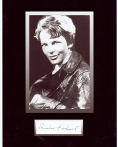 kirkland amelia earhart 8 x 10 photo autograph on glossy photo paper