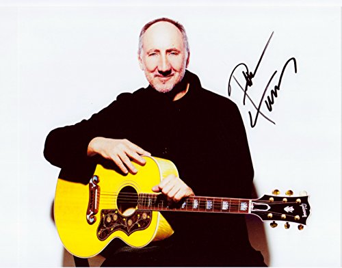 Kirkland Pete Townshend, The Who, 8 X 10 Photo Display Autograph on Glossy Photo Paper