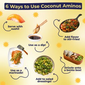 Coconut Secret Coconut Aminos - 16.9 fl oz - Low Sodium Soy Sauce Alternative, Low-Glycemic - Organic, Vegan, Non-GMO, Gluten-Free, Kosher - Keto, Paleo - 101 Total Servings