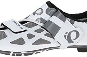 PEARL IZUMI Women's W Tri Fly V Carbon W/b Tri Cycling Shoe, White/Black, 40 EU/8.4 B US