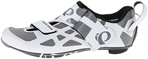 PEARL IZUMI Women's W Tri Fly V Carbon W/b Tri Cycling Shoe, White/Black, 40 EU/8.4 B US