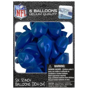 Dallas Cowboys Navy Blue Latex Balloons - 12" (6 Pack) - Unique, Durable & Eye-catching - Perfect For Game Day Parties & Decorations