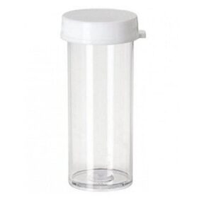 small plastic prescription vials with snap caps, 3 dram pill clear vials (20 units) containers for storing pills, prescription, medication, gold, and small items (20)