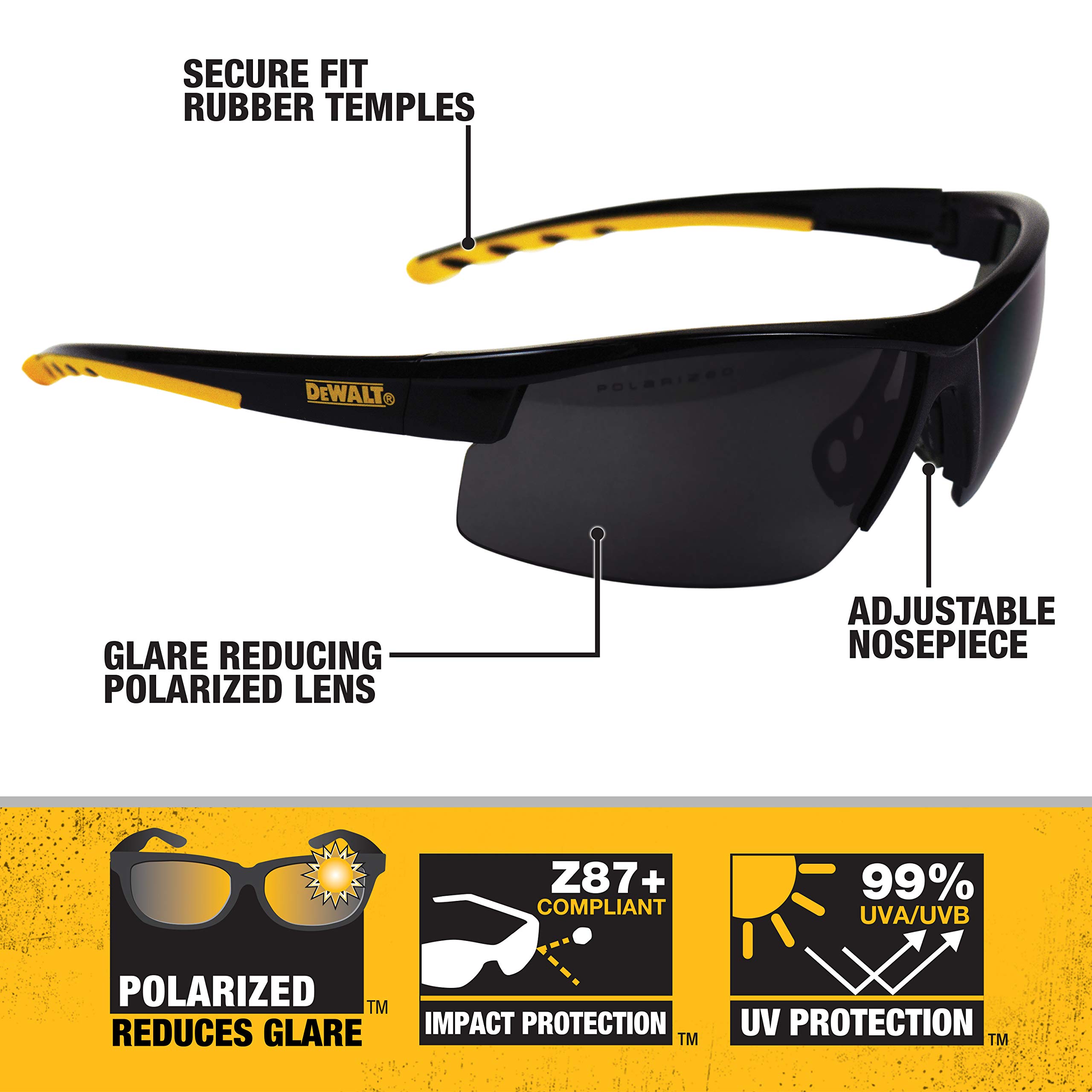 DEWALT DPG99-2PC Safety Glasses, Multicolor