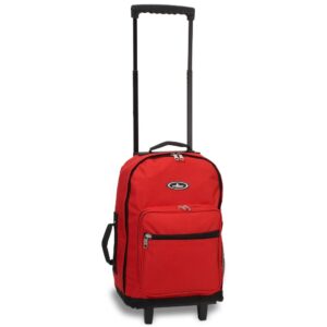 everest wheeled backpack - small color: red