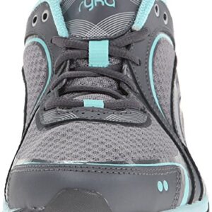 Ryka Women's Sky Walking Shoe, Frost Grey/Aqua Sky/Iron Grey, 9 US