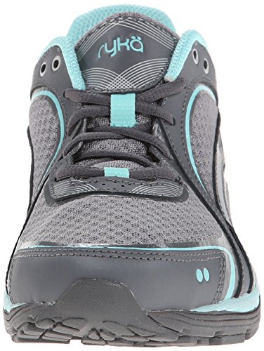 Ryka Women's Sky Walking Shoe, Frost Grey/Aqua Sky/Iron Grey, 9 US