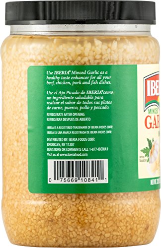 Iberia Minced Garlic In Water, 32 Ounce