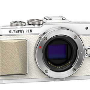 Olympus E-PL7 16MP Mirrorless Digital Camera with 3-Inch LCD (White) - International Version