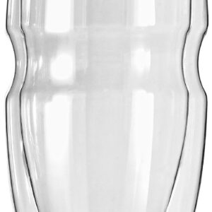 Ozeri Serafino Double Wall Insulated Iced Tea and Coffee Glasses, 16-Ounce, Set of 6