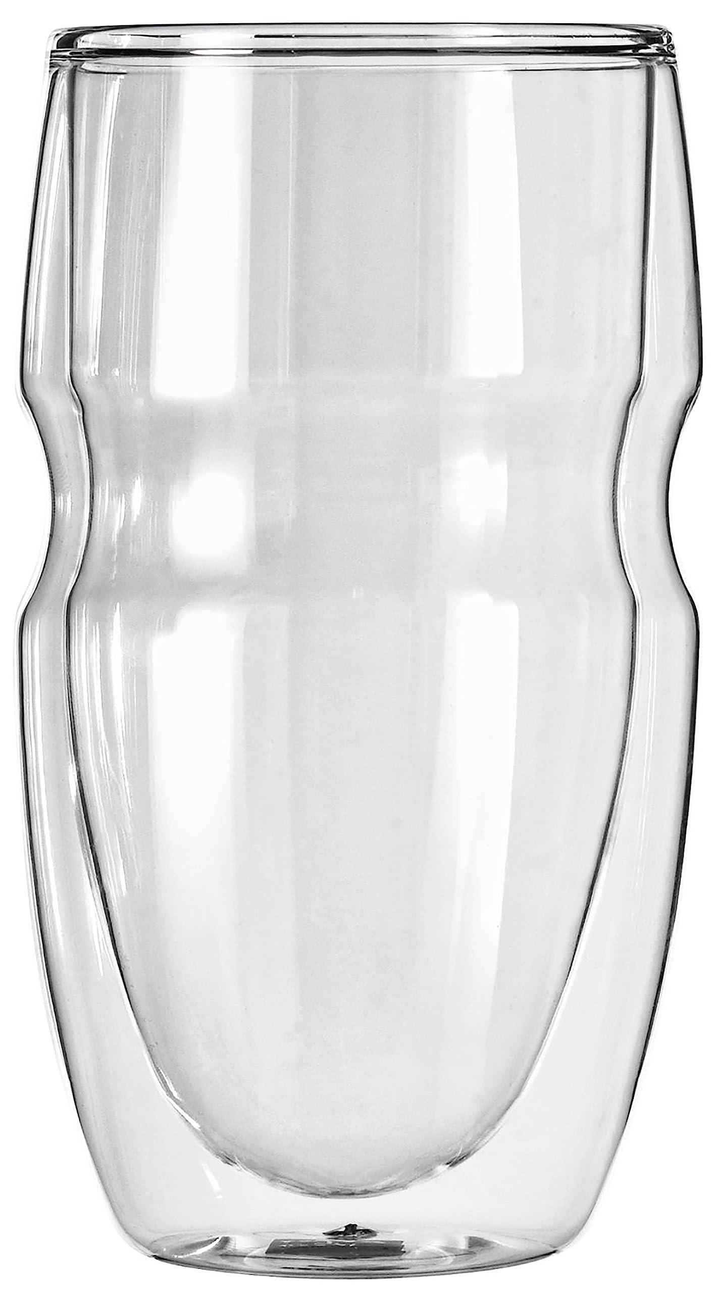 Ozeri Serafino Double Wall Insulated Iced Tea and Coffee Glasses, 16-Ounce, Set of 6