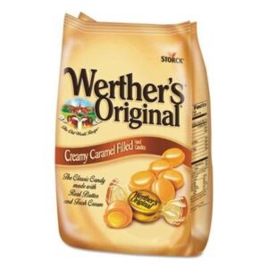 werther's original - hard candies caramel w/caramel filling 27 oz bag "product category: breakroom and janitorial/beverages & snack foods"