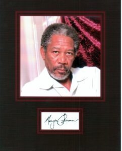 kirkland morgan freeman 8 x 10 autograph photo on glossy photo paper