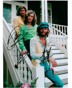kirkland signature the bee gees, 8 x 10 photo display autograph on glossy photo paper