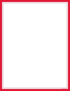 great papers! red border letterhead, 8.5"x11", 80 count (2014018)