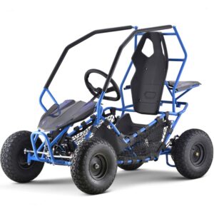 MotoTec Kids Electric Go Kart Maverick 1000w Blue