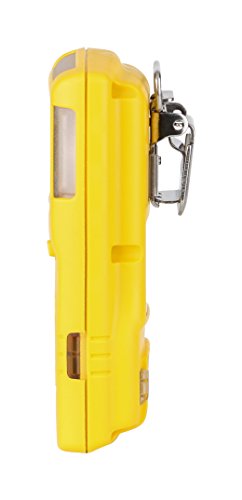 BW Technologies MCXL-XWHM-Y-NA GasAlertMicroClip XL 4 Gas Detector, CO, H2S, LEL and O2, Yellow