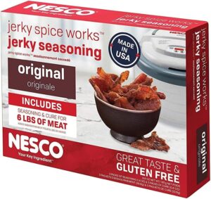 nesco original flavor jerky seasoning and cure for 6 pounds of meat