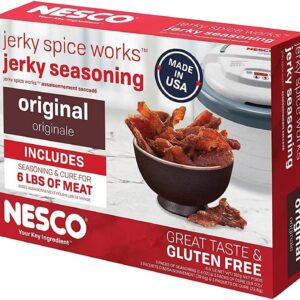 Nesco Original Flavor Jerky Seasoning and Cure for 6 Pounds of Meat