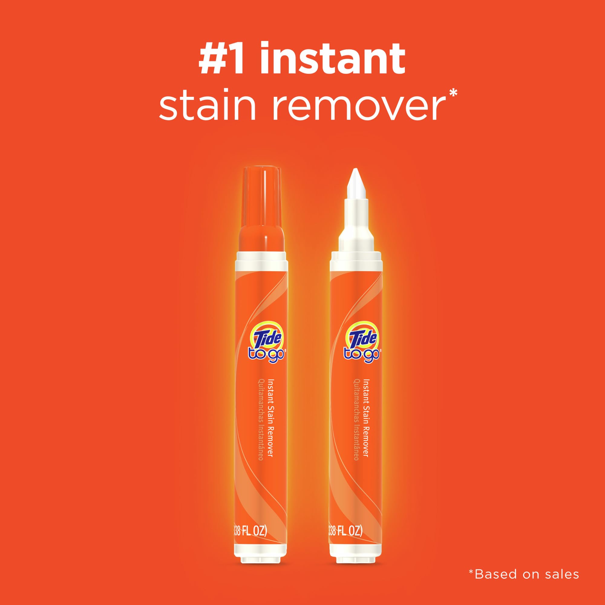 Tide Liquid Stain Remover for Clothes, Tide To Go Pen, Instant Spot Remover for Clothes, Travel & Pocket Size, 1 Count