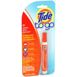 Tide Liquid Stain Remover for Clothes, Tide To Go Pen, Instant Spot Remover for Clothes, Travel & Pocket Size, 1 Count