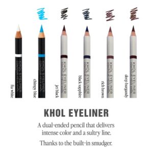 Jillian Dempsey Khôl Eyeliner | Waterproof Eyeliner Pencil with Built-in Smudger | Long-Lasting Intense Color I Vegan | Rich Brown