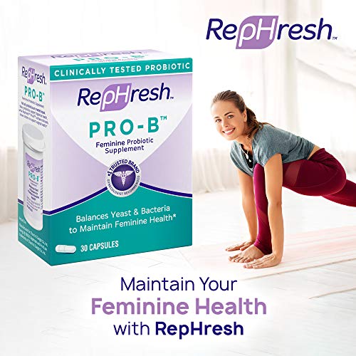 RepHresh Pro-B Probiotic Supplement for Women, 30 Oral Capsules