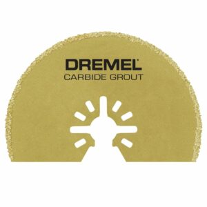 dremel mm502 1/16-inch grout removal oscillating multi-tool blade, (1-pack) -universal quick- fit interface fits bosch, makita, milwaukee, and rockwell