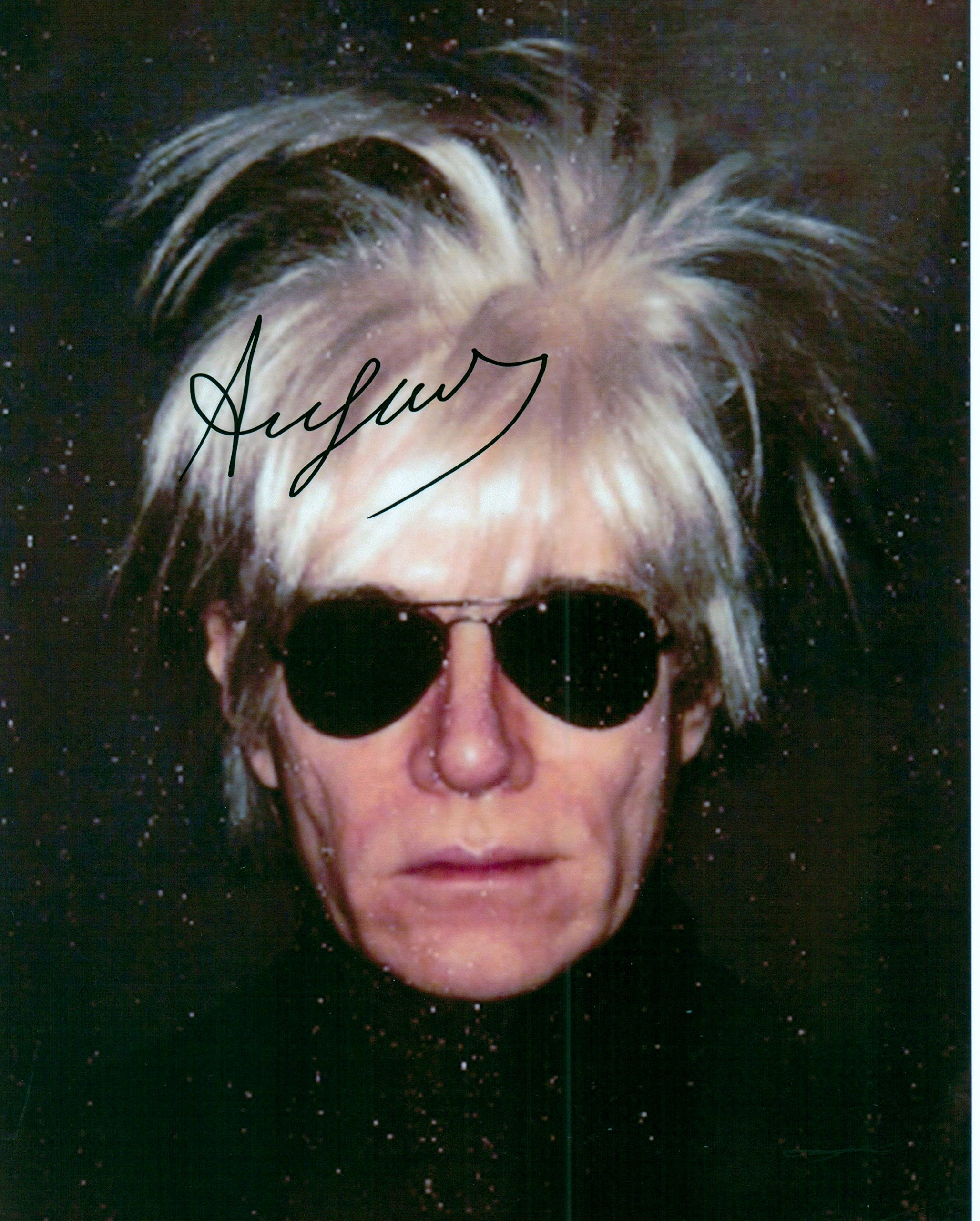 Kirkland ANDY WARHOL, 8 X 10 Autograph Photo on Glossy Photo Paper