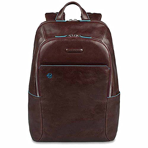 Piquadro Computer Backpack with Padded Ipad/Ipadmini Compartment, Mahogany, One Size