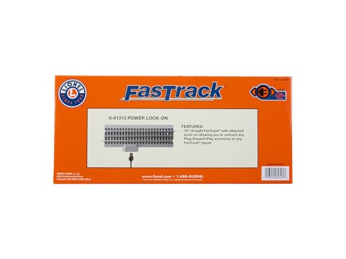 Lionel FasTrack Electric O Gauge, Power Lock-on