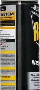 Raid Wasp and Hornet Killer Spray, Kills the entire nest, Kills Paper Wasps, Yellow Jackets, Mud Daubers and more, 14 oz