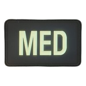 pvc med patch-glow in the dark