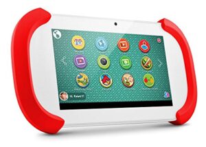 ematic funtab 7" hd quad-core kid safe tablet with android 4.2 & kid mode, parental controls, & over 50 apps, red